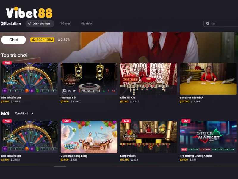 Giới thiệu tổng quan về nhà cái cá cược casino Vibet88